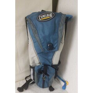 Camelbak Rogue Hydration Pack With Bladder Pocket Biking H20 Backpack‎ Blue Gray